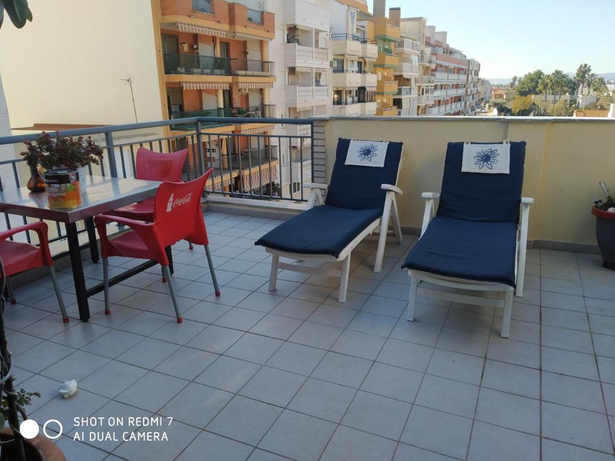 Habitacion Familiar En Un Atico Con Gran Terraza Y,Cocina ,En La Playa Burriana Exterior foto