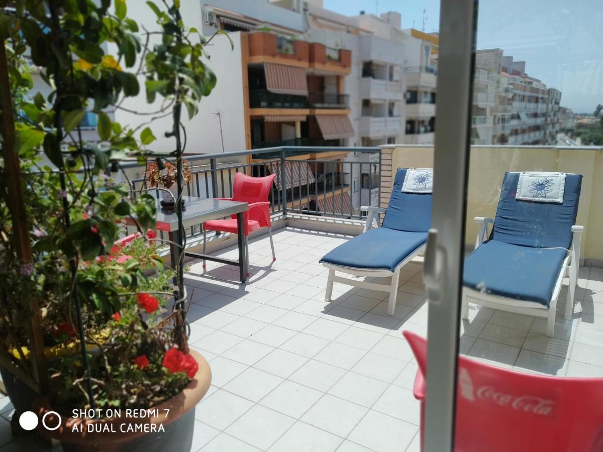 Habitacion Familiar En Un Atico Con Gran Terraza Y,Cocina ,En La Playa Burriana Exterior foto